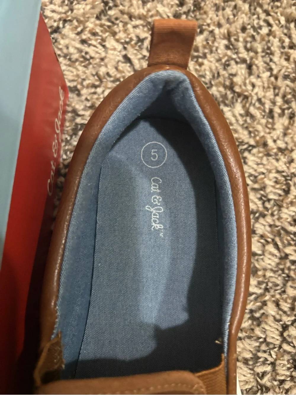 Cat & Jack Brown Slip-On Sneakers